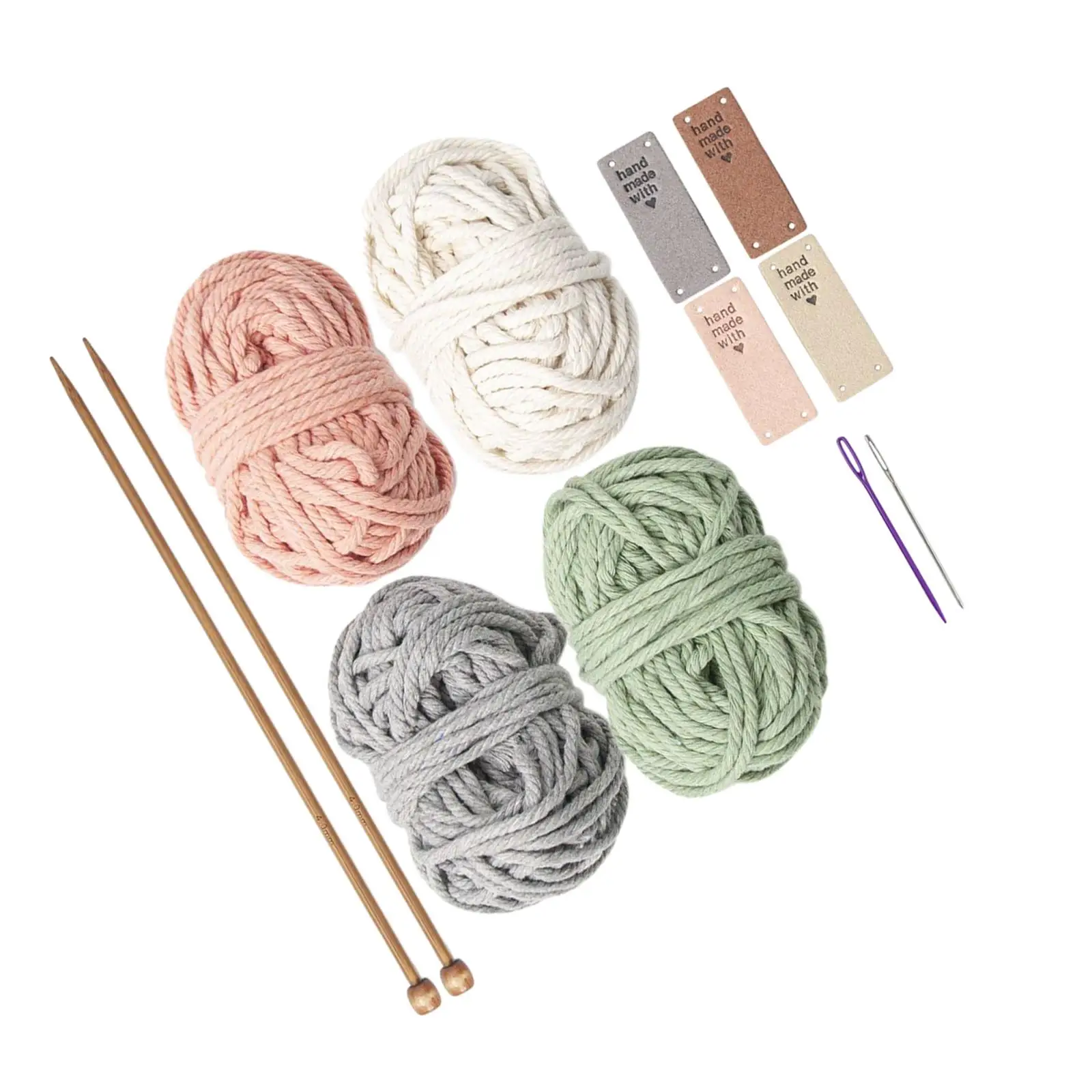 Crochet Kit for Beginners Colorful Crochet Coaster for Starter Children