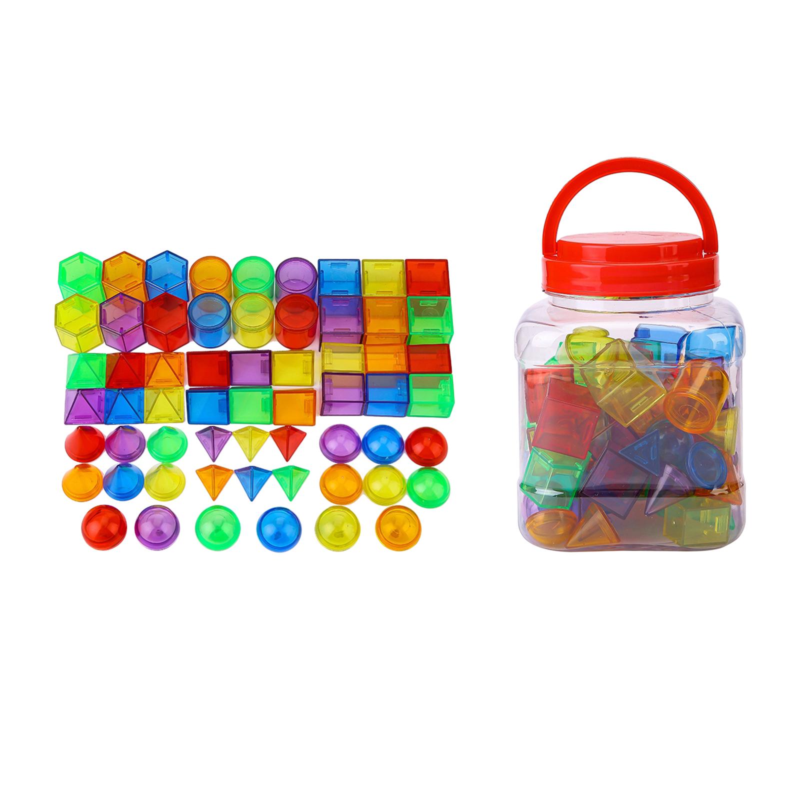 Small Geometric Solids Educational Toys Sensory Parent Child Interaction Montessori Toys Puzzled For Gifts Living Room Children