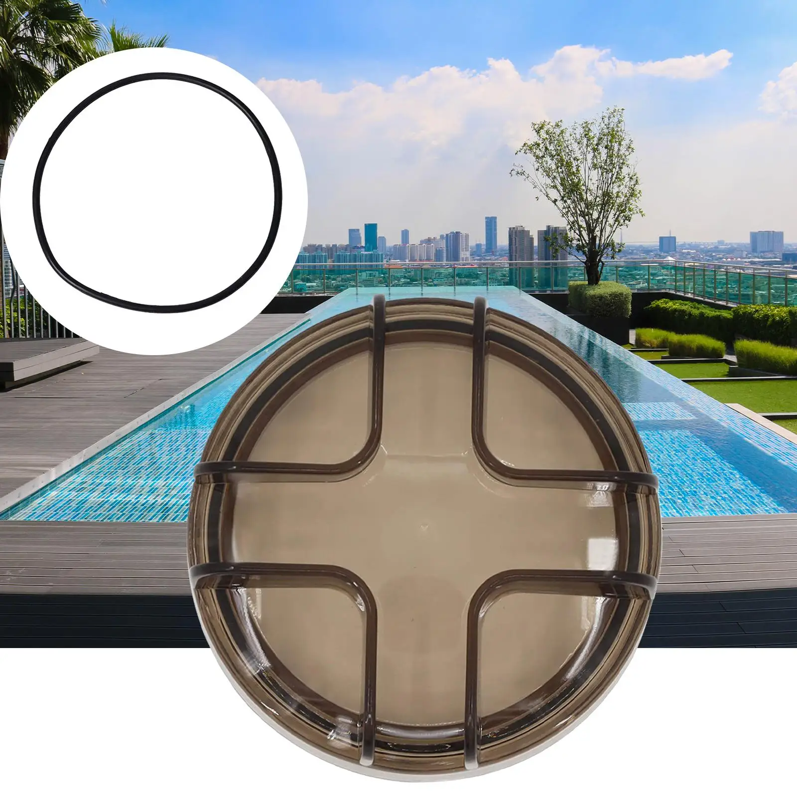 Pool Pump Lid Strong Portable Effective Accessories Thread Strainer Cover Replacement Swimming Pool Pump Strainer Lid for 75110
