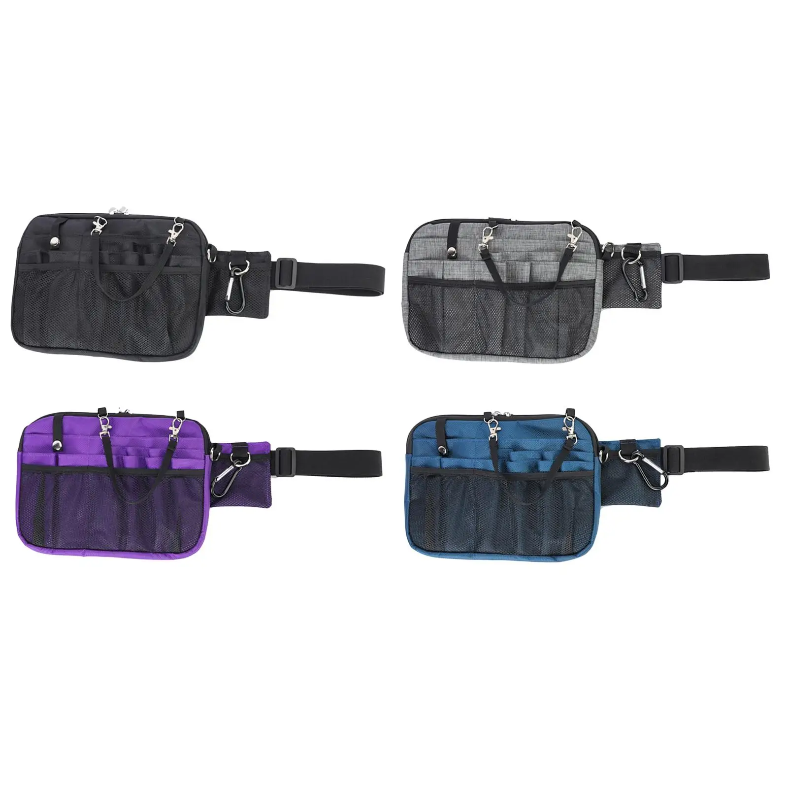 Utility Nurse Fanny Pack Large Capacity Multi Pockets Nursing Organizer Belt Pouch with Tape Holder Adjustable Belt