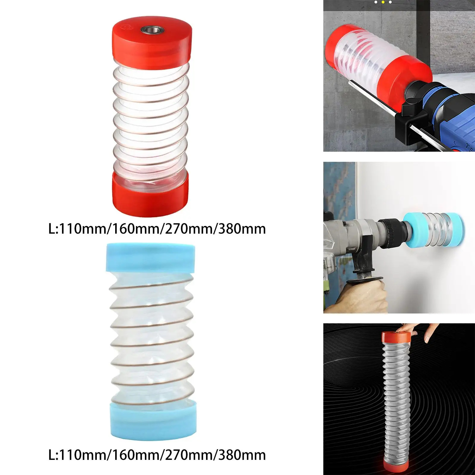 Electric Drill Dust Cover Collector Scalable Wall Dust Collector Drill Bowl Dustproof Device