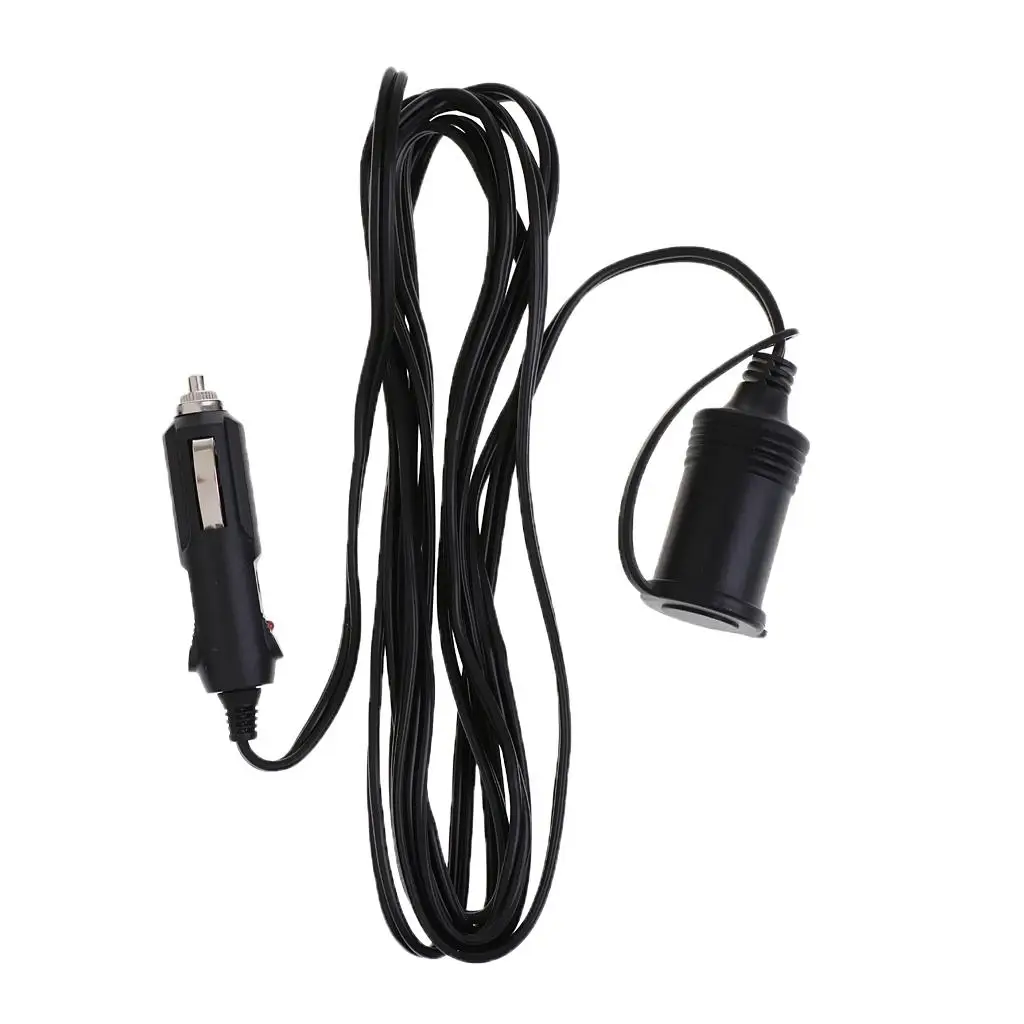 Cigarette Lighter Extension Cord Cable Heavy Duty 10V/24 Charger with 5AMP  Socket