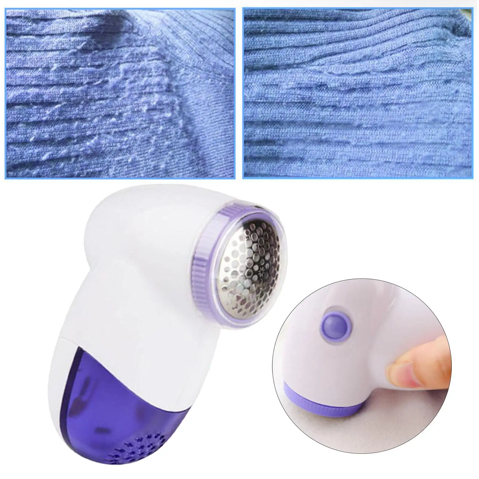 Mini Fuzz Remover Cleaning Tool Detachable Fabric Pilling Removal Machine for Woven Coat Pet Hair Blanket Car Seats Clothing