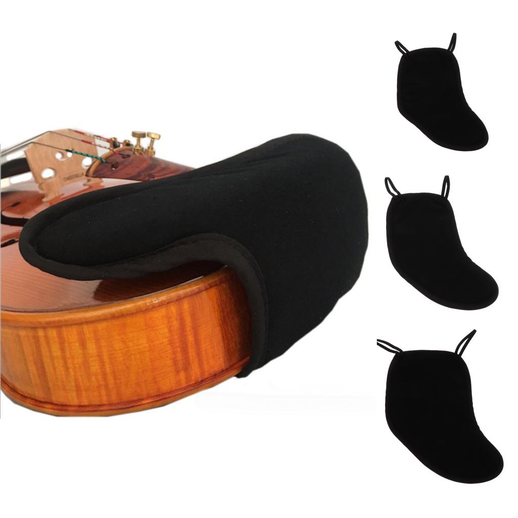 Cotton 4/4 1/2 1/8 Violin Chinfor Violin Accessories Black