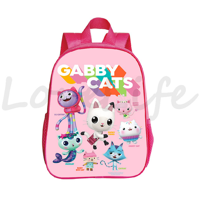 Gabby's Dollhouse Kids Lunch Box Pandy Paws and Kitty Friends Insulated  Lunch Bag Pink