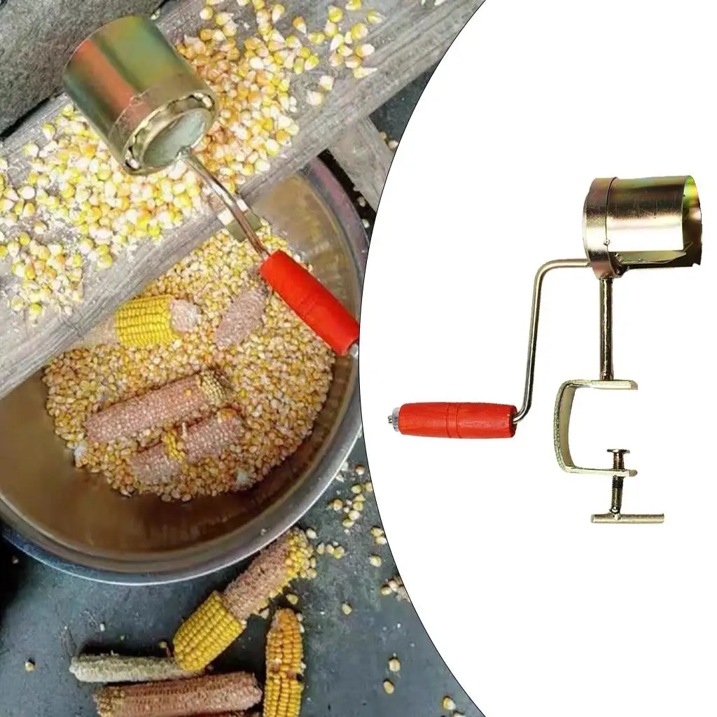 Manual Hand Operated Iron Corn Thresher  Shucker Gadgets Tool