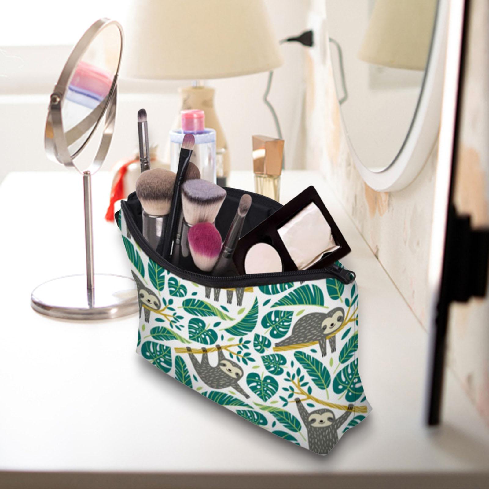 Portable Makeup Bag Wash Toiletry Bag Case Lipstick Makeup Organizer Storage Bag Handbag for Travel Bathroom Women Gifts Female