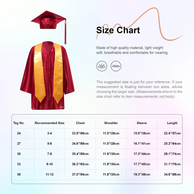 How to select the right graduation gown and hat size – Churchill Gowns