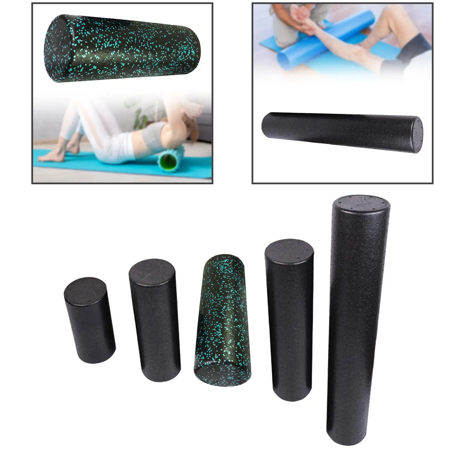 Round Foam Roller Balance Trainer for Waist Stretching Fitness Home Gym