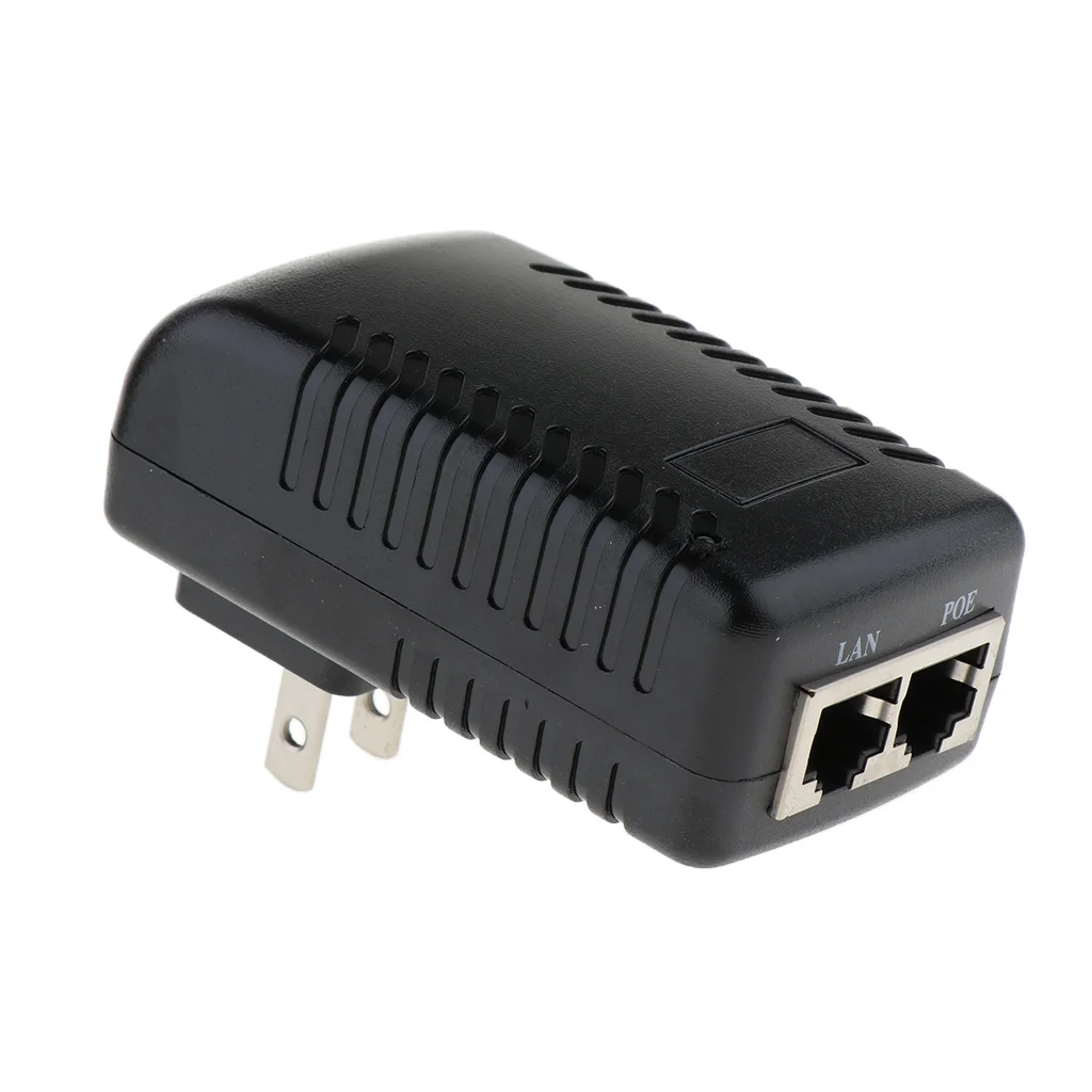 12V1A POE Injector Ethernet Power Supply Switch Wall Adapter for IP Cameras