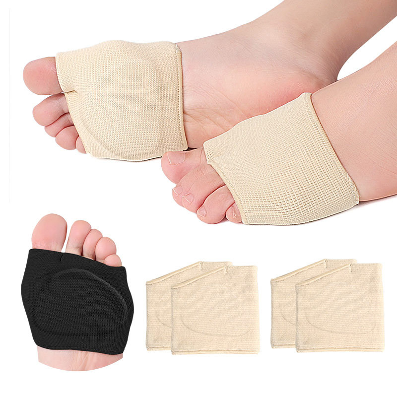 Best of 2 Pcs Silicone Metatarsal Sleeve Pads Half Toe Bunion Sole Forefoot Gel Prevent Calluses Blisters Hallux Valgus Foot Protector Reviews & Tips