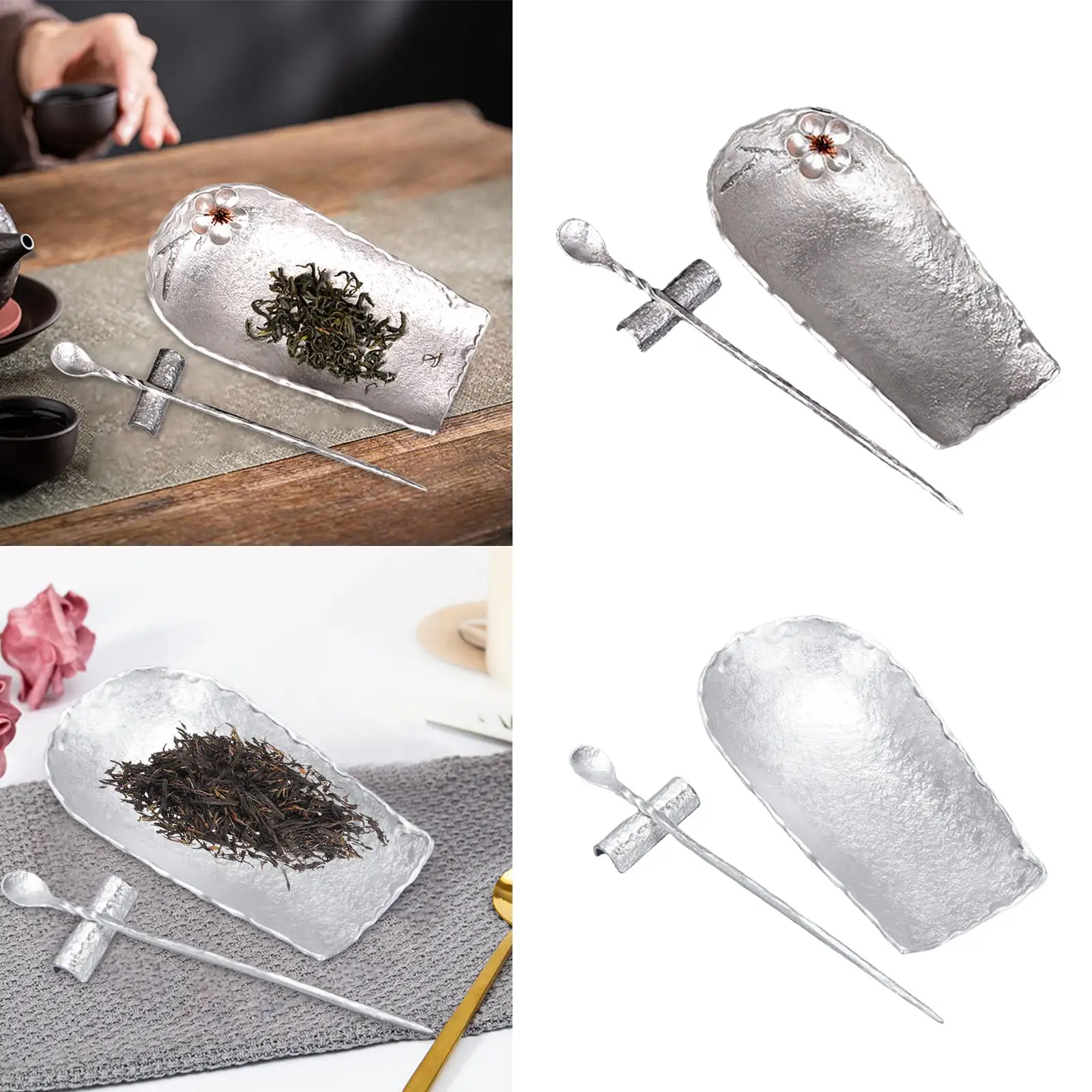 Tea Ceremony Accessories Tea Leaf Measure Spoon Tea Spoon for Office Kitchen