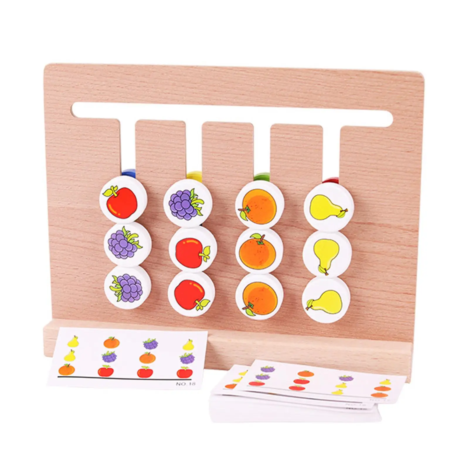 Early Childhood Education Matching Logical Game Teaching Aids Multipurpose Gifts Color Sort Board for Family Party Toddlers