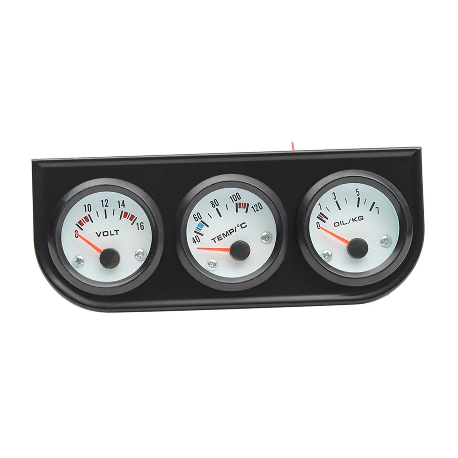 Car  meter Water Temperature Oil Pressure Gauge Instrument Cluster Durable Spare Parts Easy to Install