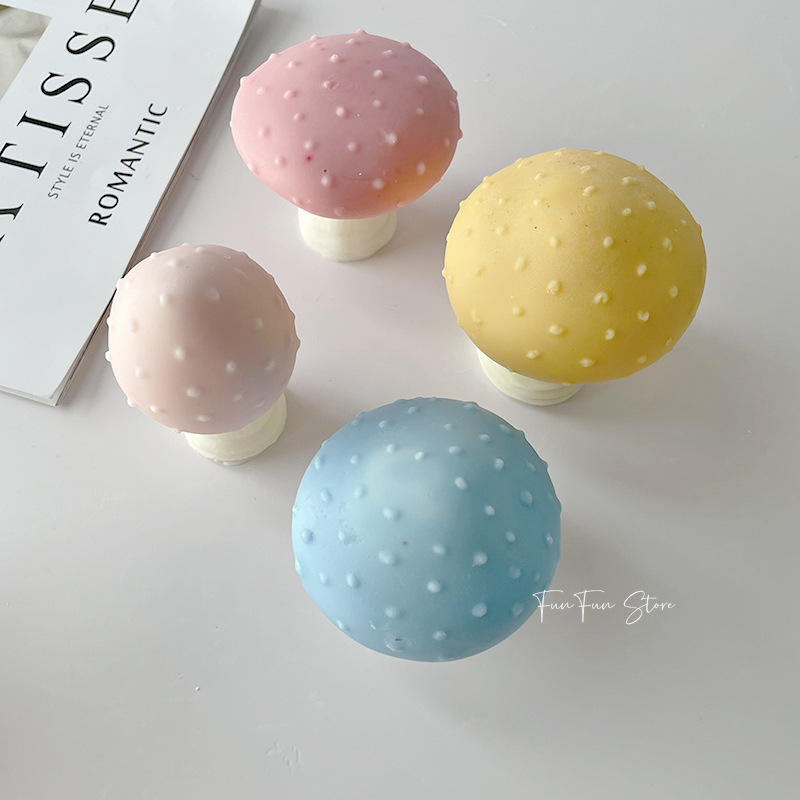 Description Picture 3 of item3D Mushroom Candle Silicone Mold DIY Gypsum Vegetable Handmade Soap Plaster Aromatherapy Candle Diffuser Stone Gift Decoration