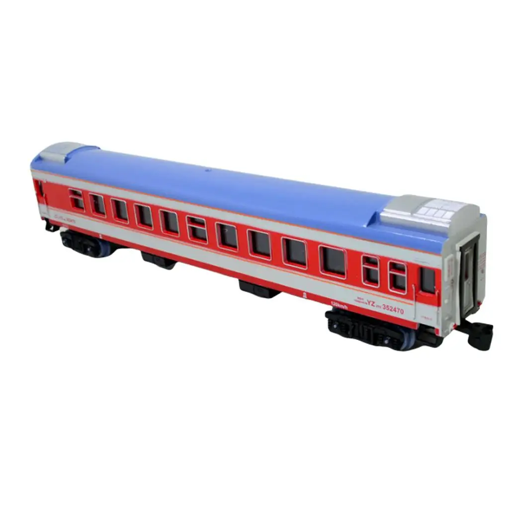 1:87 Scale Model Train Toy Passenger Car Locomotive toy children kids
