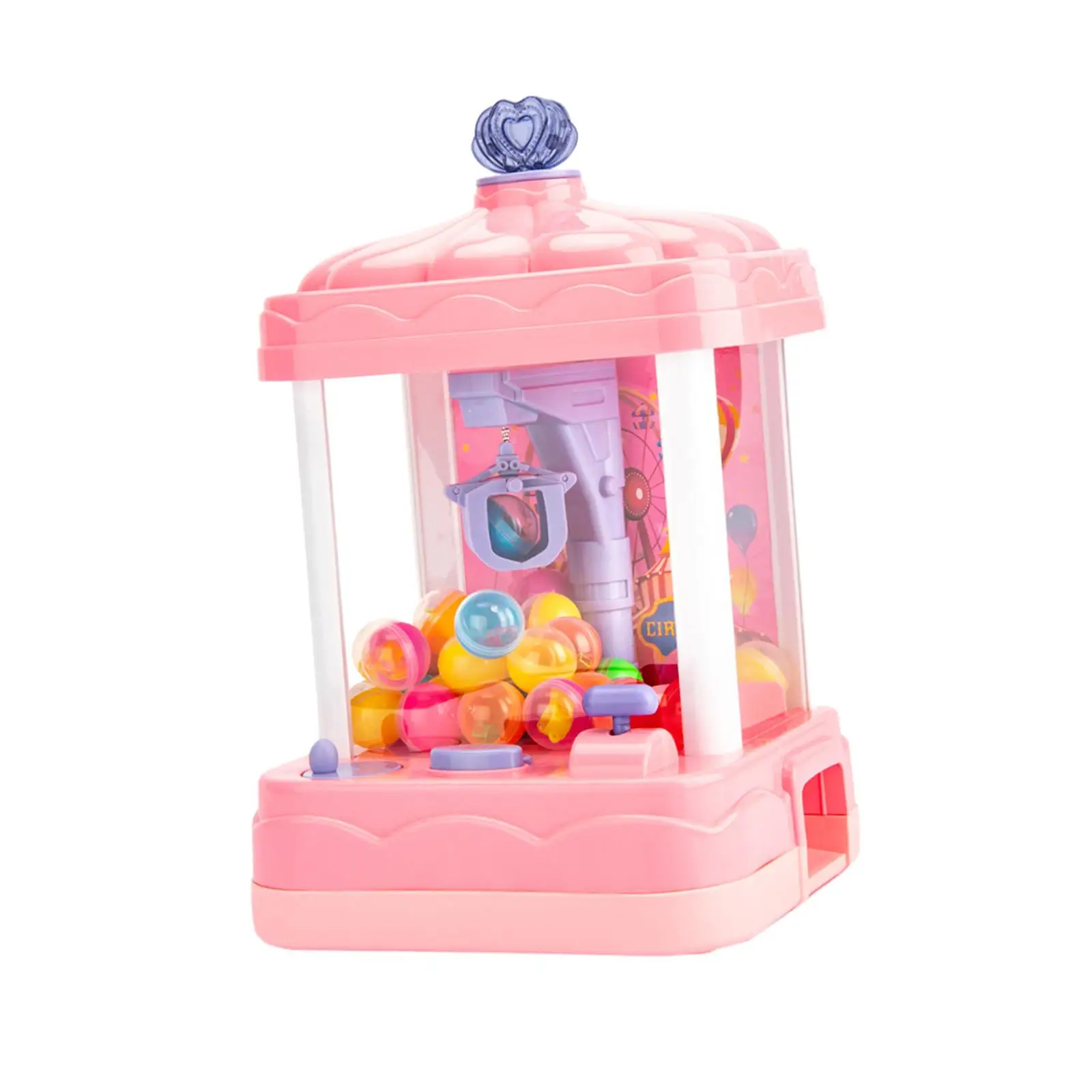 Claw Machine with Music and Lighting DIY Electronic Intelligent System Grabber Machine Slot Machine Doll Machine for Children