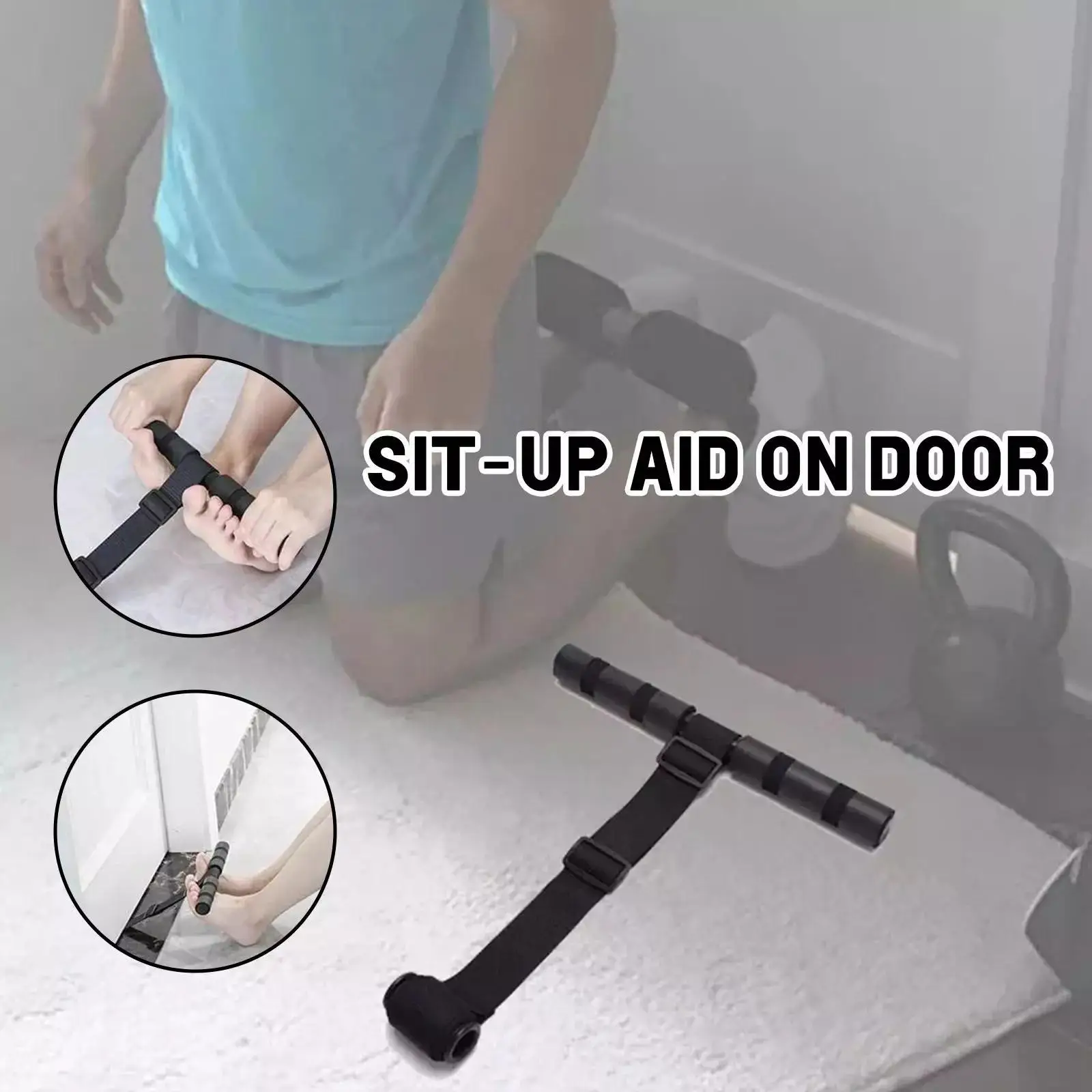 Nordic Hamstring Sit Up Assistant Device Adjustable for Home