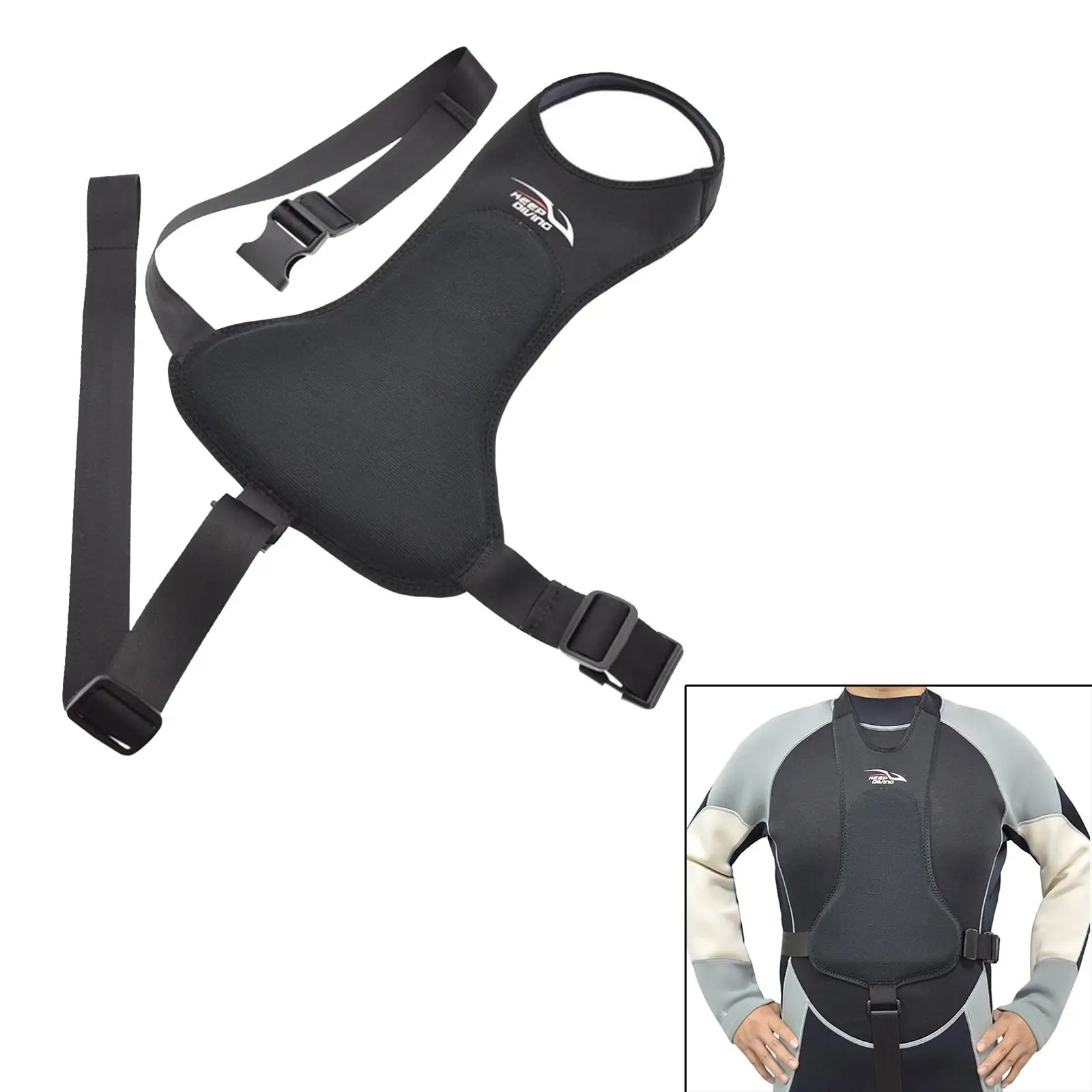 Spearfishing Chest Pad Protection for Snorkeling Freediving Fishing Hunting