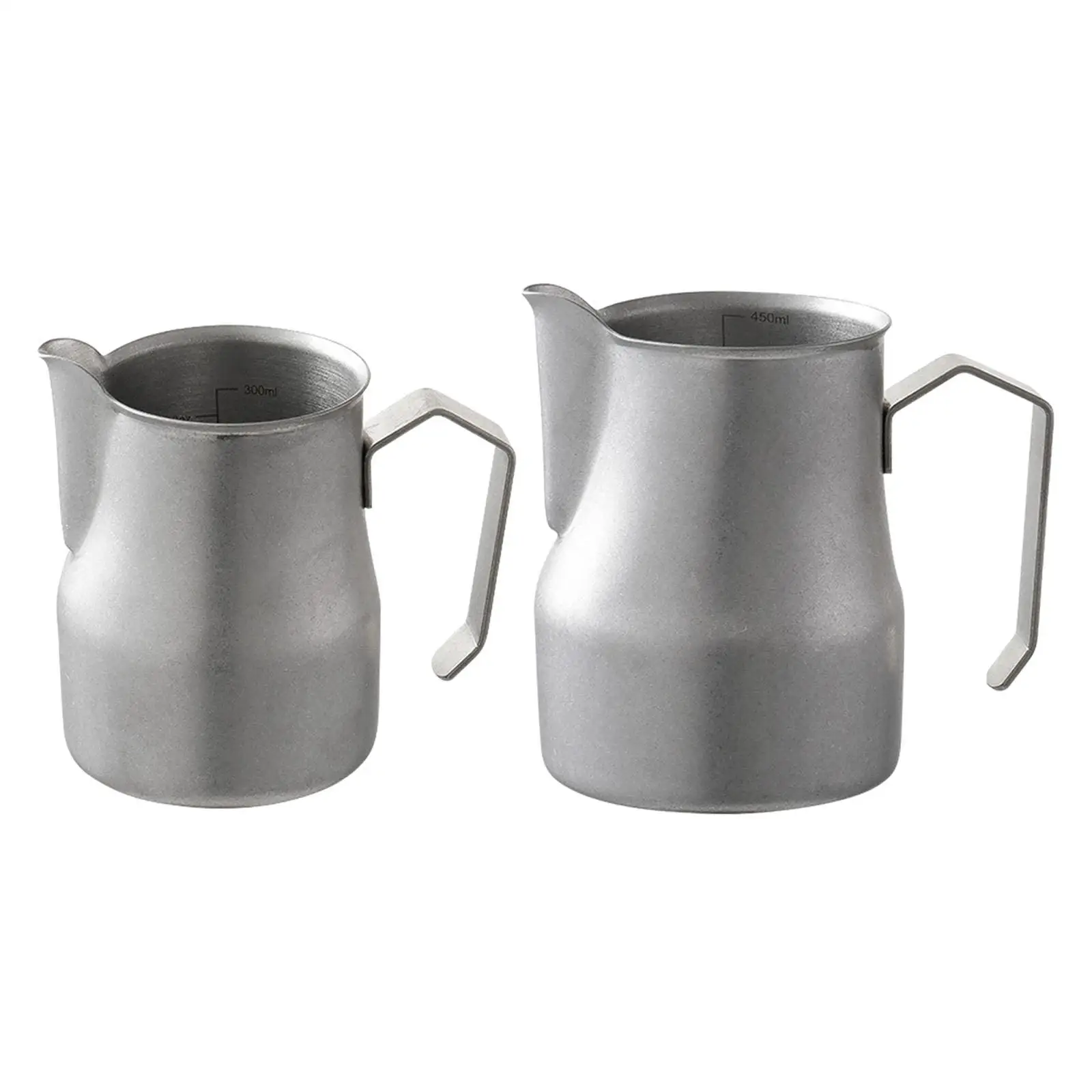 Stainless Steel Milk Frothing Pitcher Jug latte Art Cup Cappuccino Pitcher Pouring Jug for Coffee Matcha Home Restaurant