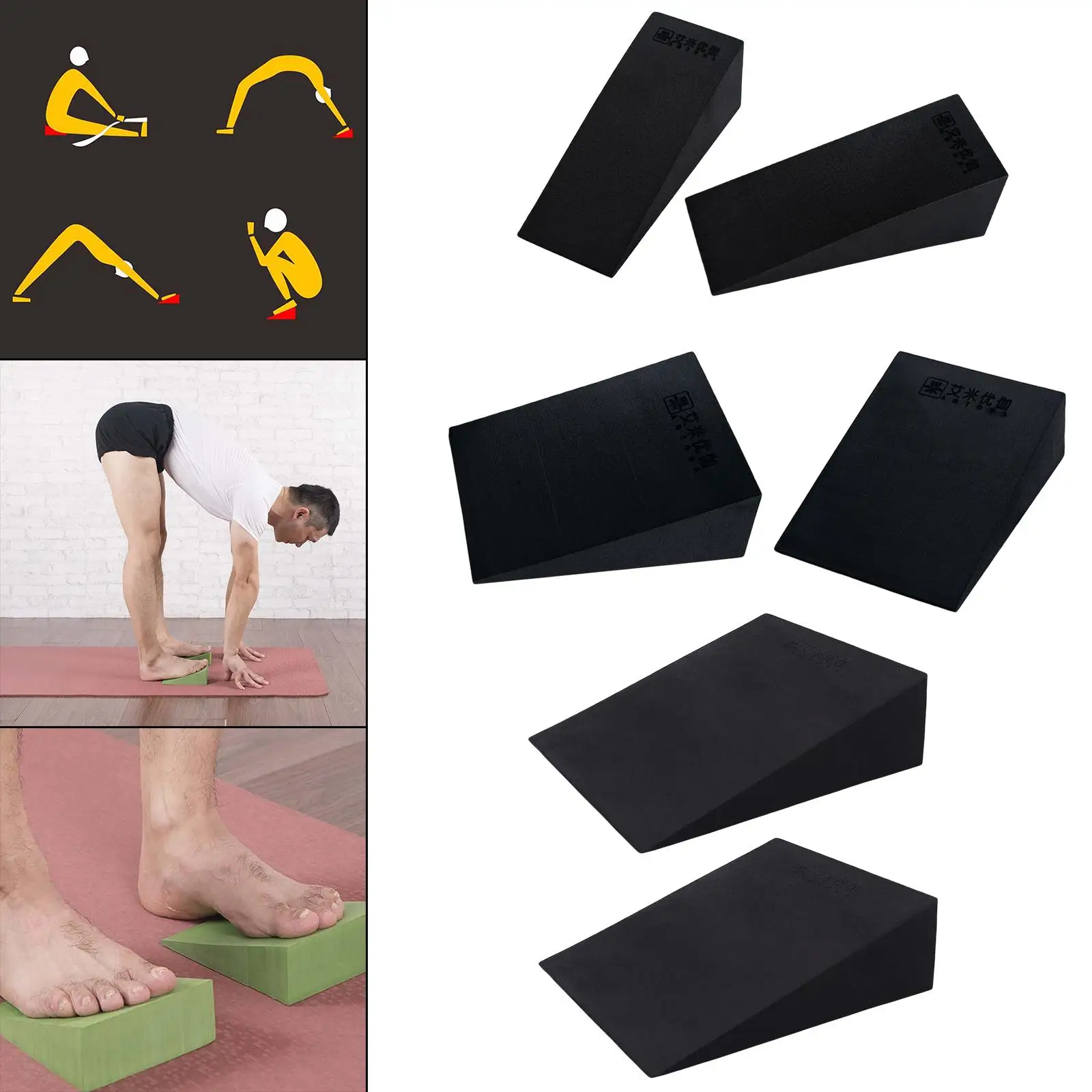 Yoga Blocks Balance Lightweight Accs Knee Pad Yoga Bricks EVA for Gym