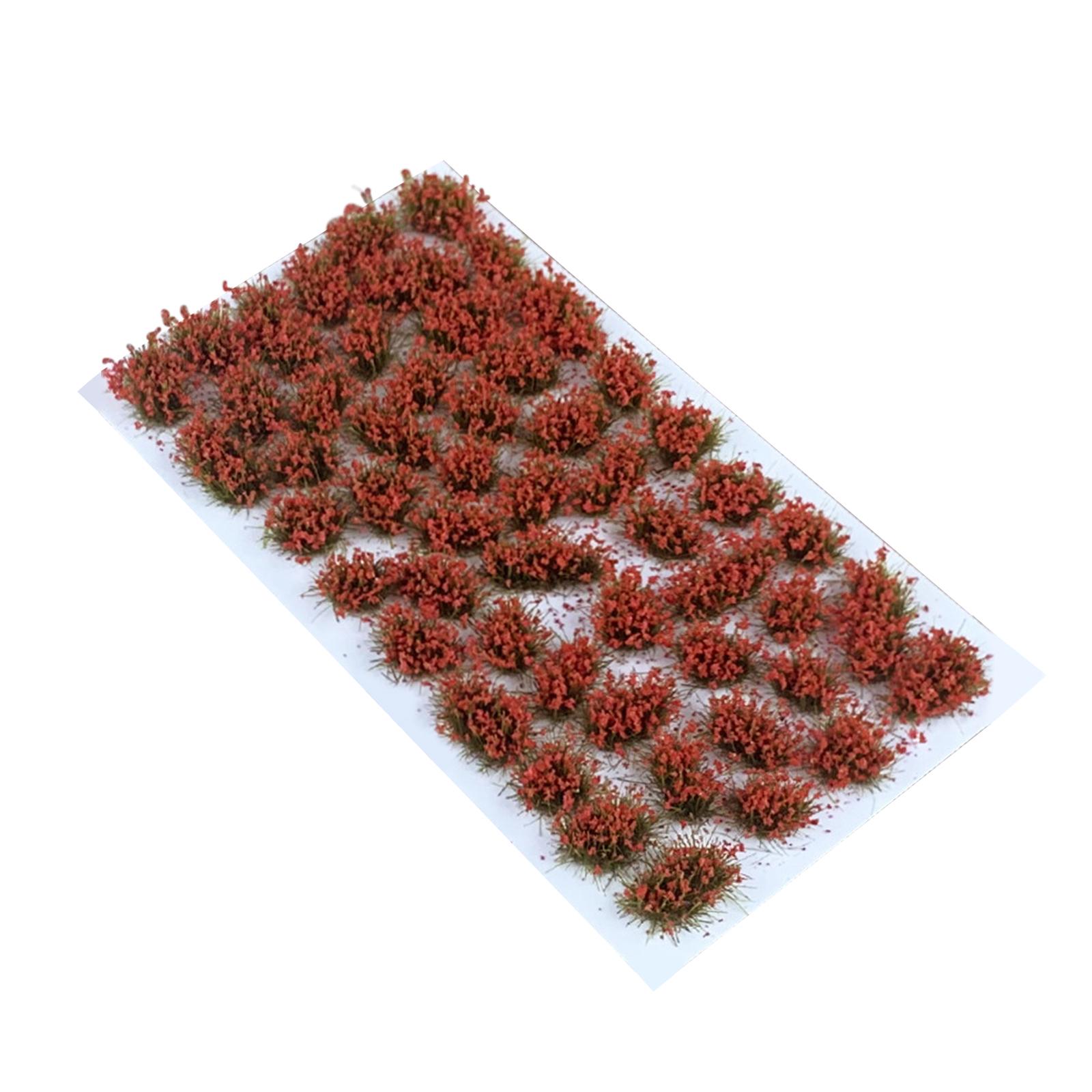 DIY Miniature Flower Cluster, Flower Vegetation Groups Grass Tufts Model for Architectural Model Layout