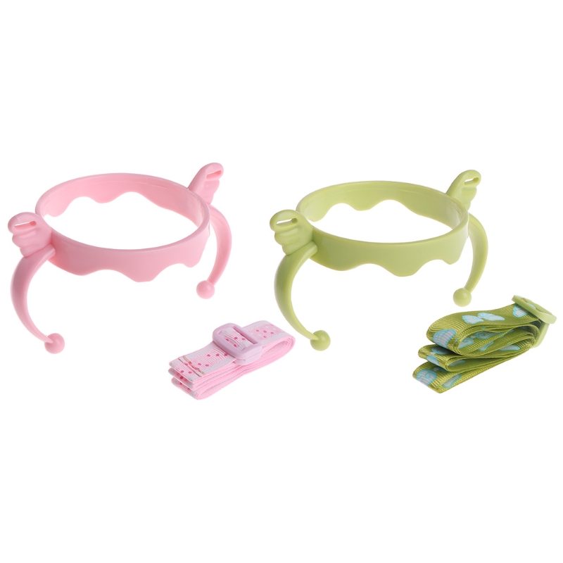 2 Pack Baby Flasche Halter Fütterung Flaschen für Comotomo Einfache Reinigung 2 Count (Rosa/Grün) einfach Grip QX2D – Detail 7