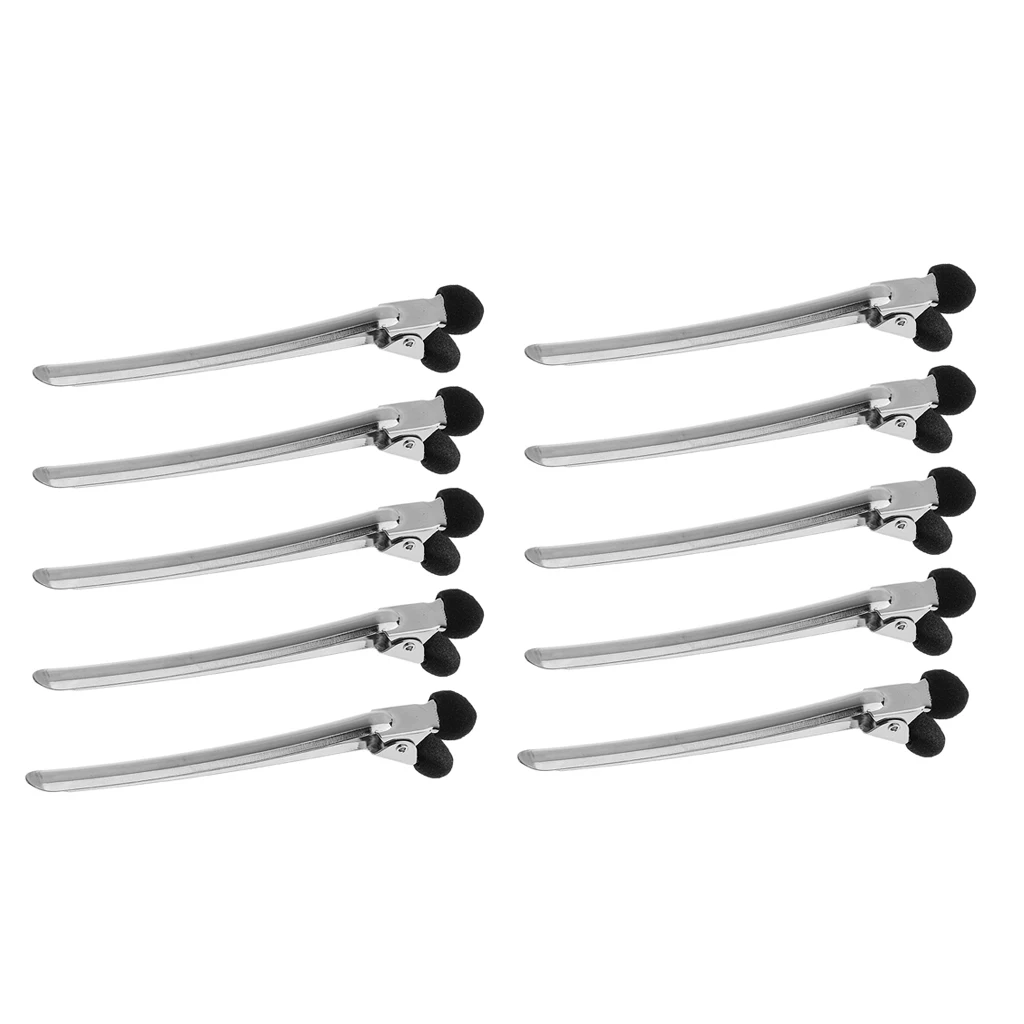 10 pieces Sectioning Clips Clamp Hairdress Salon Section Styling Hair Grip