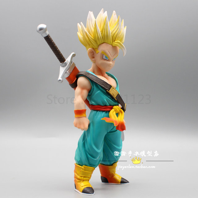 Filho Gohan Trunks Goten Figuras De Ação Anime Bonecos De Bola De Dragão  Brinquedos - Escorrega o Preço