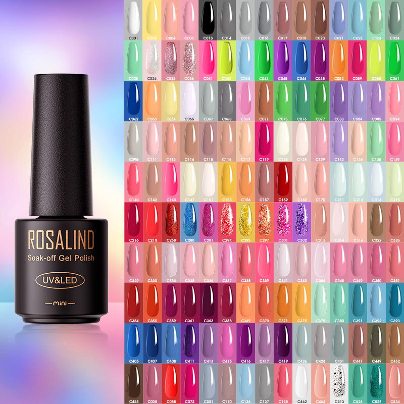 Best of ROSALIND Gel Nail Polish Lamp All For Nails Art Manicure With Matt Base Top Coat Semi Permanant Gellak Nail Gel Polish Varnishes Reviews & Tips