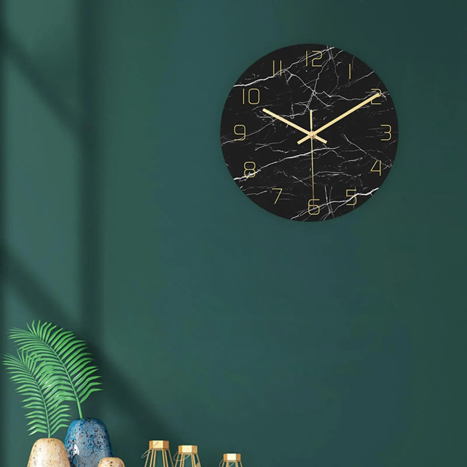 Nordic Wall Clock Marble Texture 12