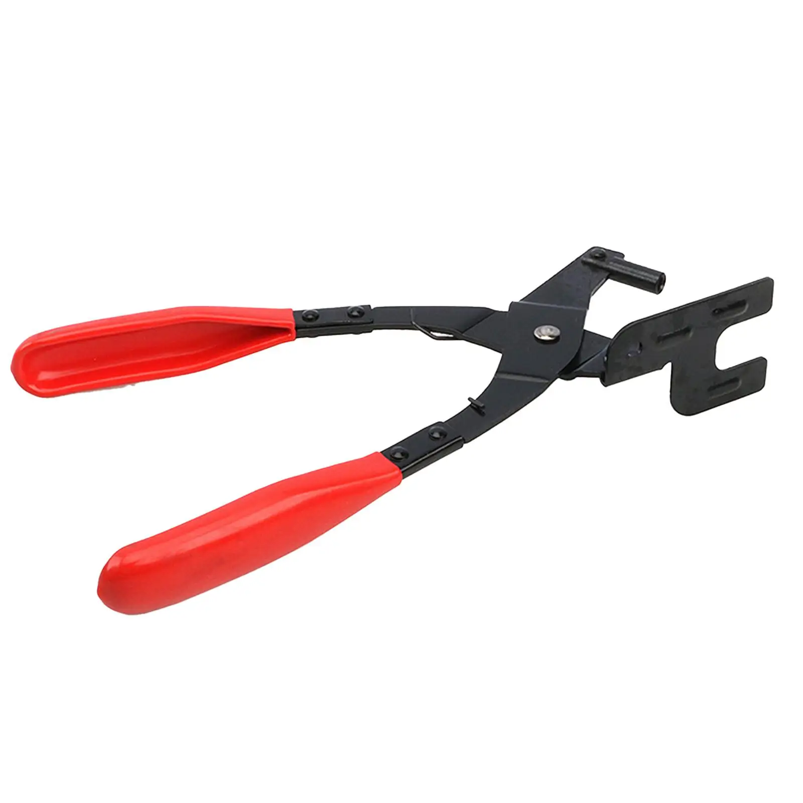 Car Exhaust Hanger Removal Pliers Hand Tools 25 Degree Offset Handles Exhaust Hanger Removal Tool for Tailpipes, Mufflers Red