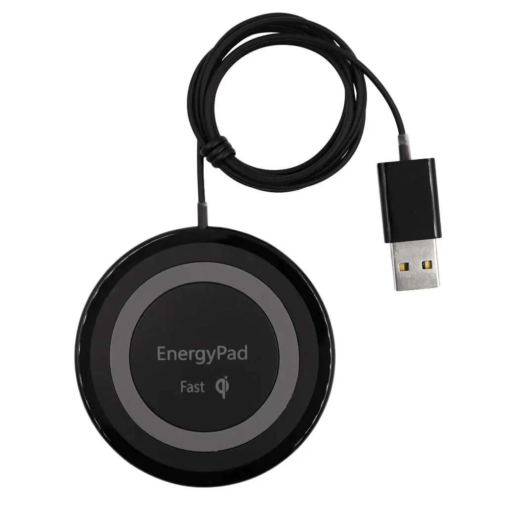 Fast Qi-Certified  Charger Pad with design for anti-slip Waterfor 8/ 