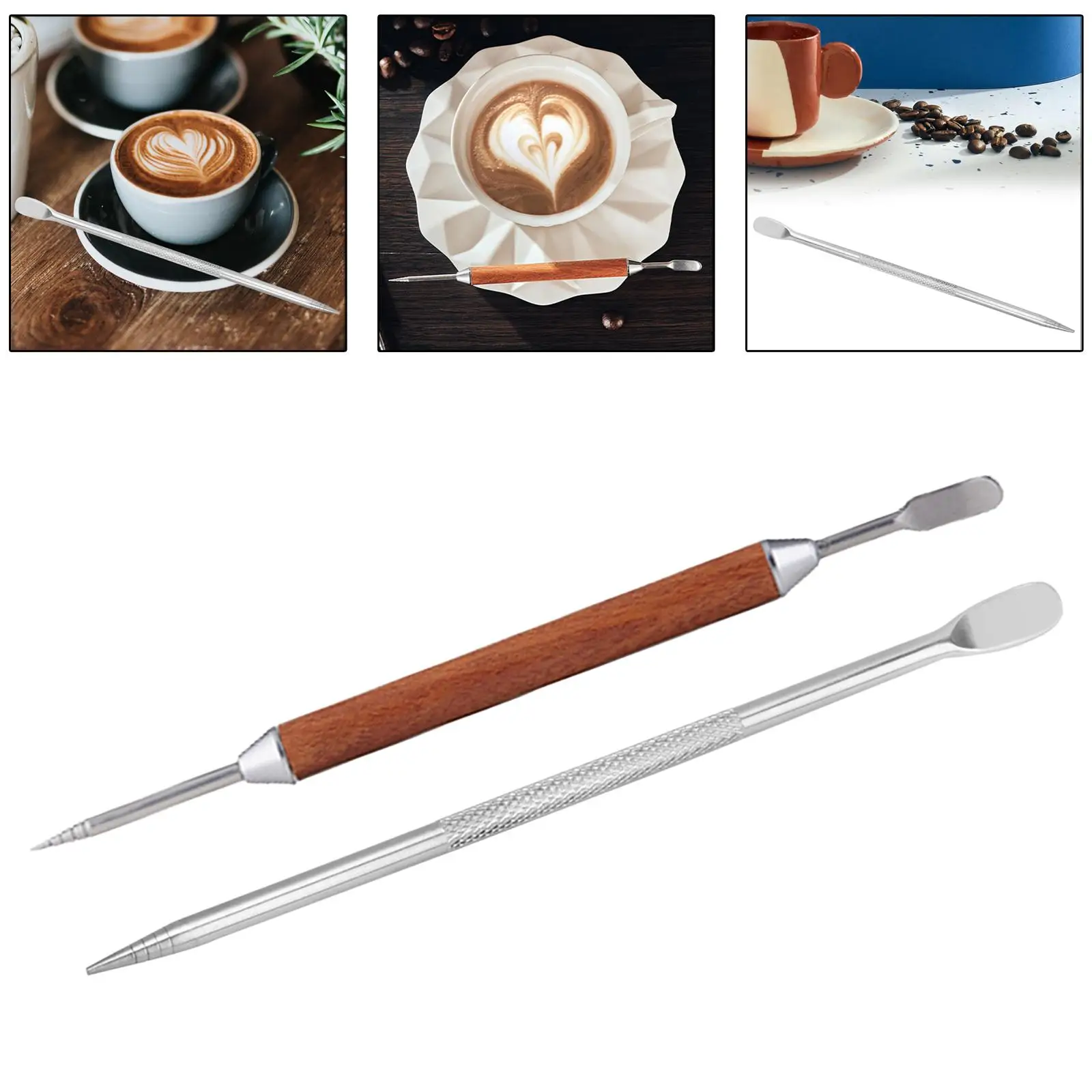 Coffee Fancy Stitch Pen Coffee Decorating Tool Coffee Art Pen Coffee Decorating Art Pen for Kitchen Latte Cappuccino Bar