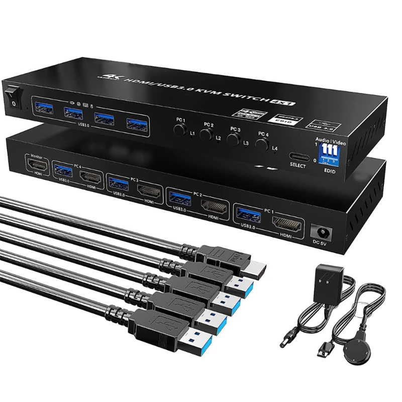 896f usb sharer kvm switch hub 4