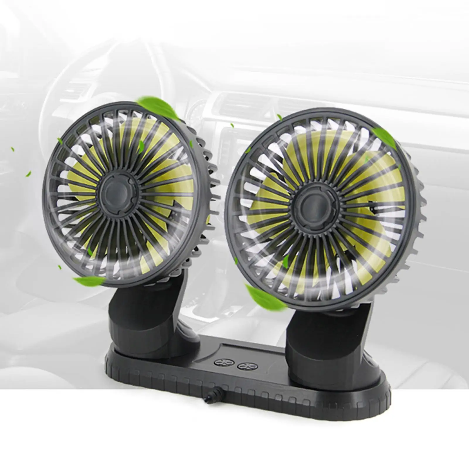 Rotatable Car Dashboard Fan Powerful Baby