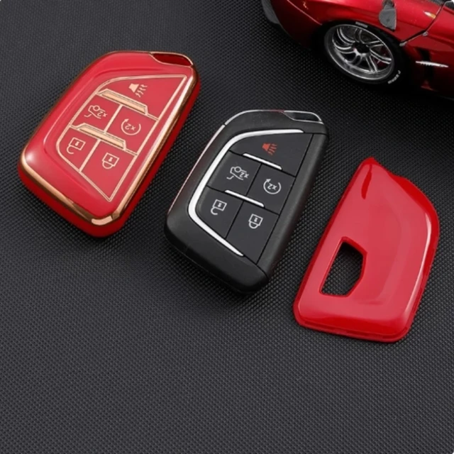 Key Fob Cover Crafted TPU Protector Case for GMC Yukon 2021 2022