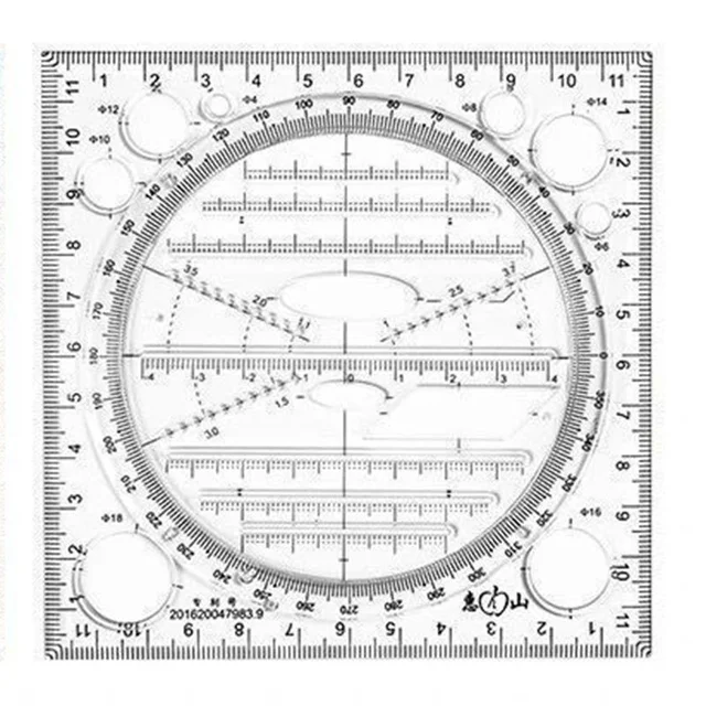 Printable Visual Reference mm Square and mm Ruler set for 3D printing & CNC