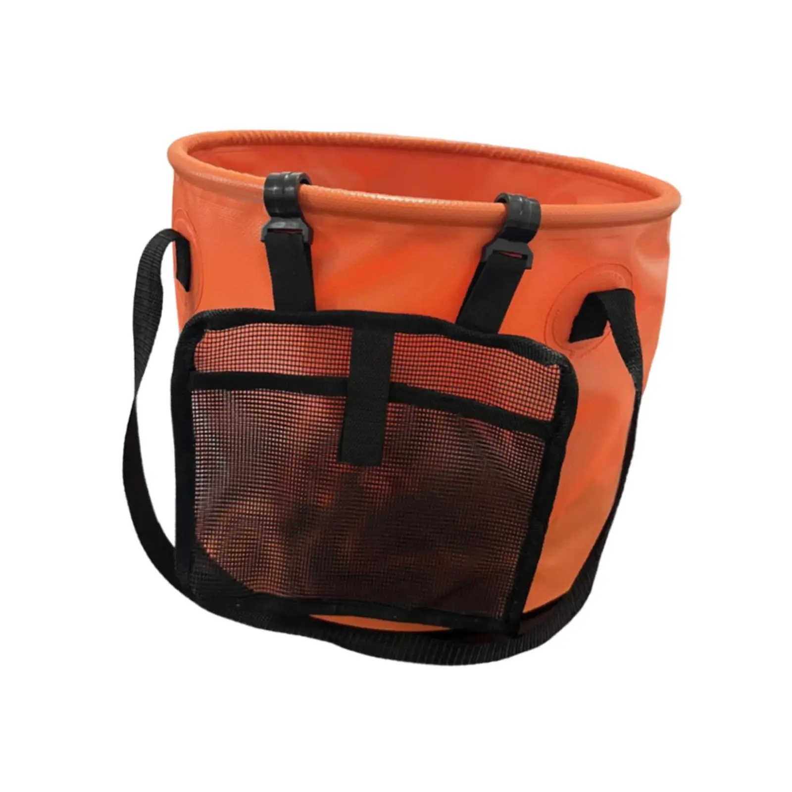 Collapsible Bucket Camping Bucket Lightweight Water Bag Fishing Bucket Water Container for Camping Outdoor Fishing Beach Boating