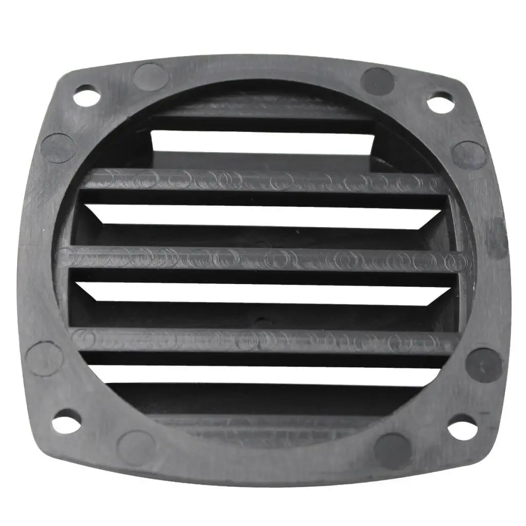 3 Inch Black Plastic Louvered Vents Boat Air Vent Grill Cover