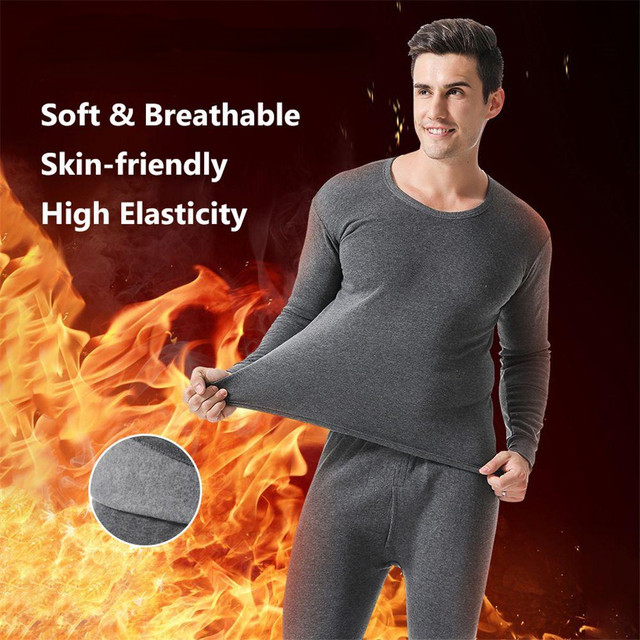 Thermal Clothing Winter Men Thermal Underwear Set Men s Trousers