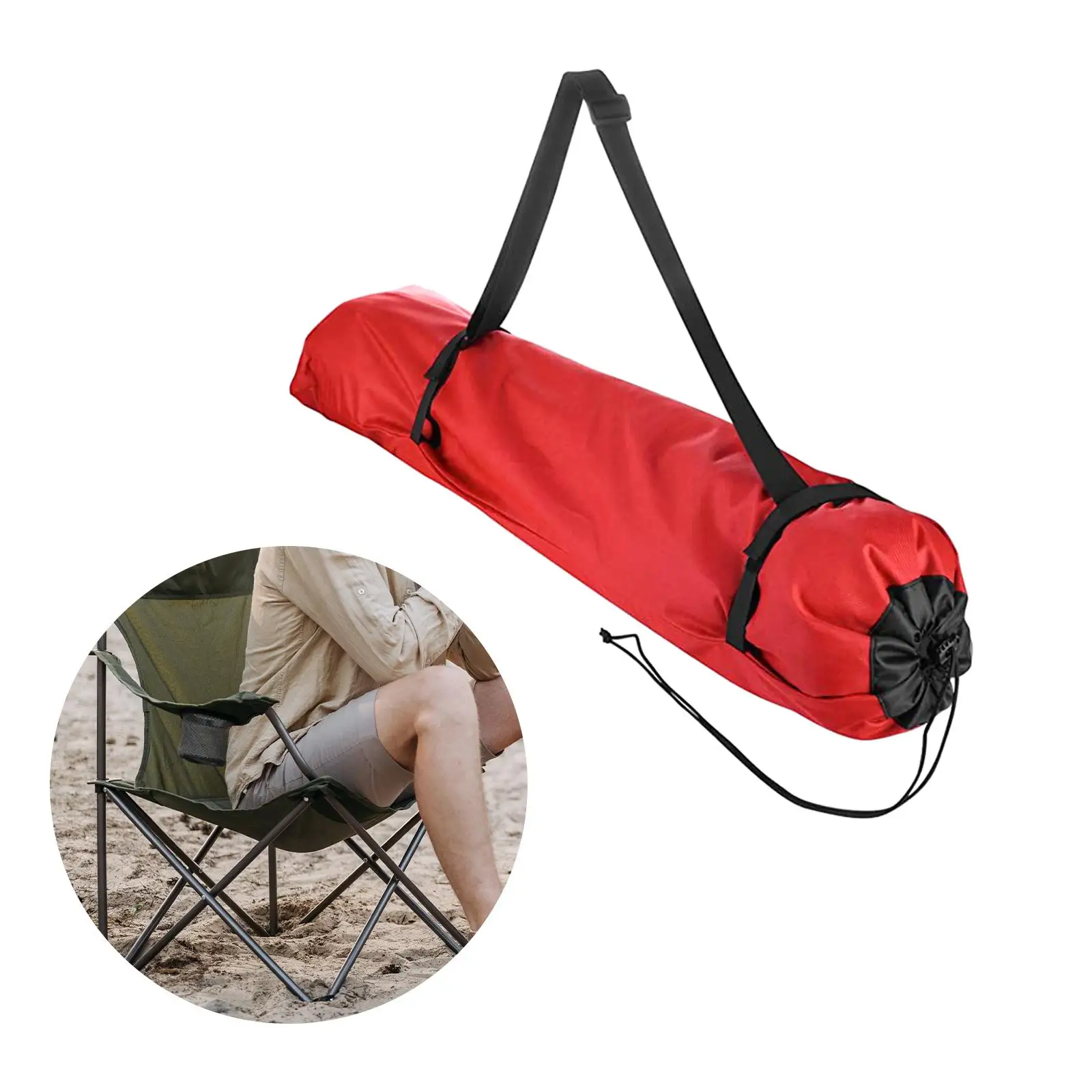 Camping Chair Bag, Moon Chair Storage Bag Large Capacity Folding Chair Carry Bag for Home Outdoor Backpacking Picnic Fishing