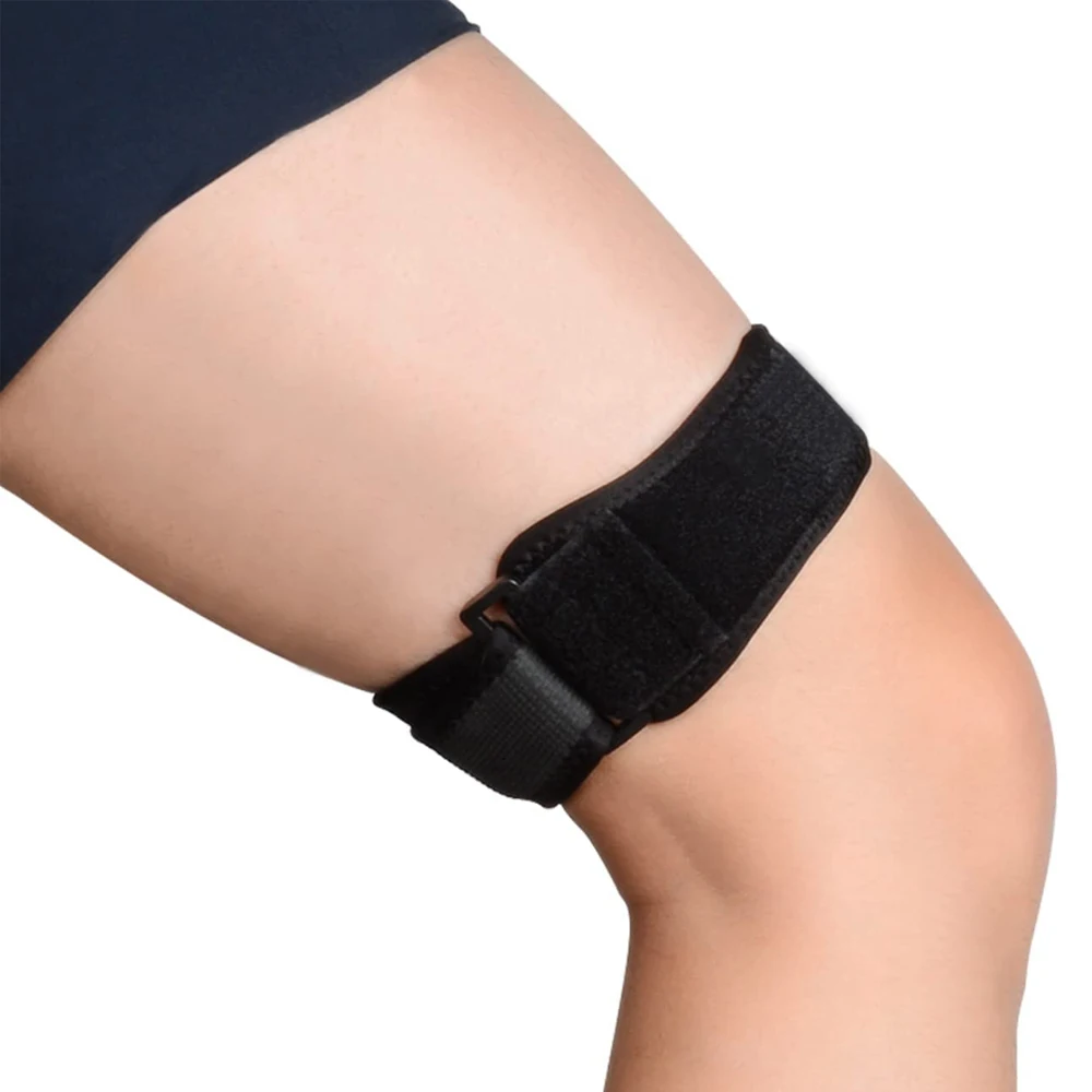 1-teiliges IT-Band-Gurt, Iliotibial-Band-Kompressionsbandage, Unterstützung bei Knieschmerzen im Nacken-, Oberschenkel- und ITB-Syndrom, Laufen und Übung – Detail 8