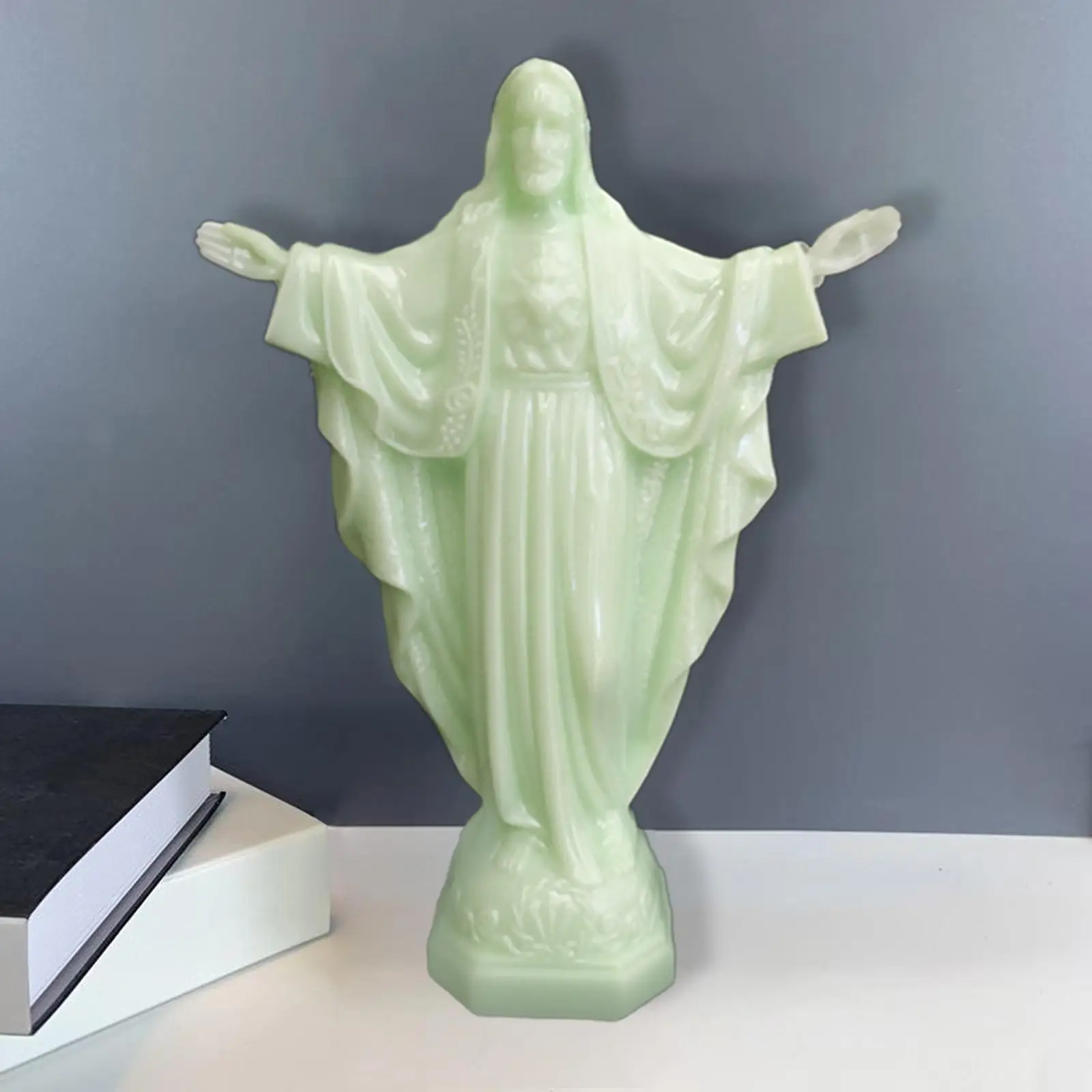  Statue Christian Collectible Feng-Shui Ornament for Church Office Desktop Home
