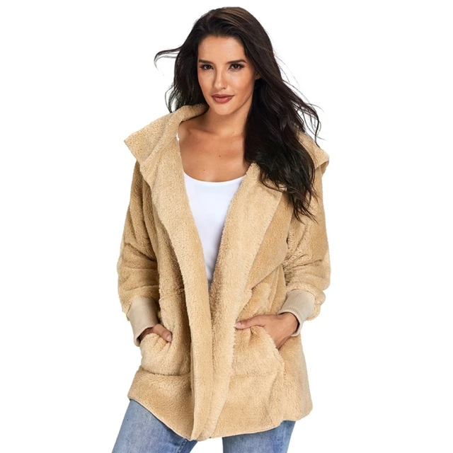 Abrigo de lana, abrigo de lana largo verde, abrigo de invierno cálido para  mujeres, abrigo de ajuste relajado, abrigo de lana de gran tamaño, chaqueta  de lana, …