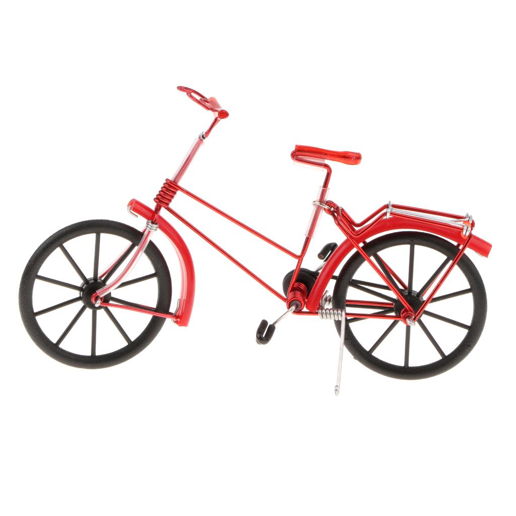 MagiDeal Retro Handicraft - Vintage Iron Bike Model Handmade Iron Bicycle Desktop Decoration Souvenirs Gift