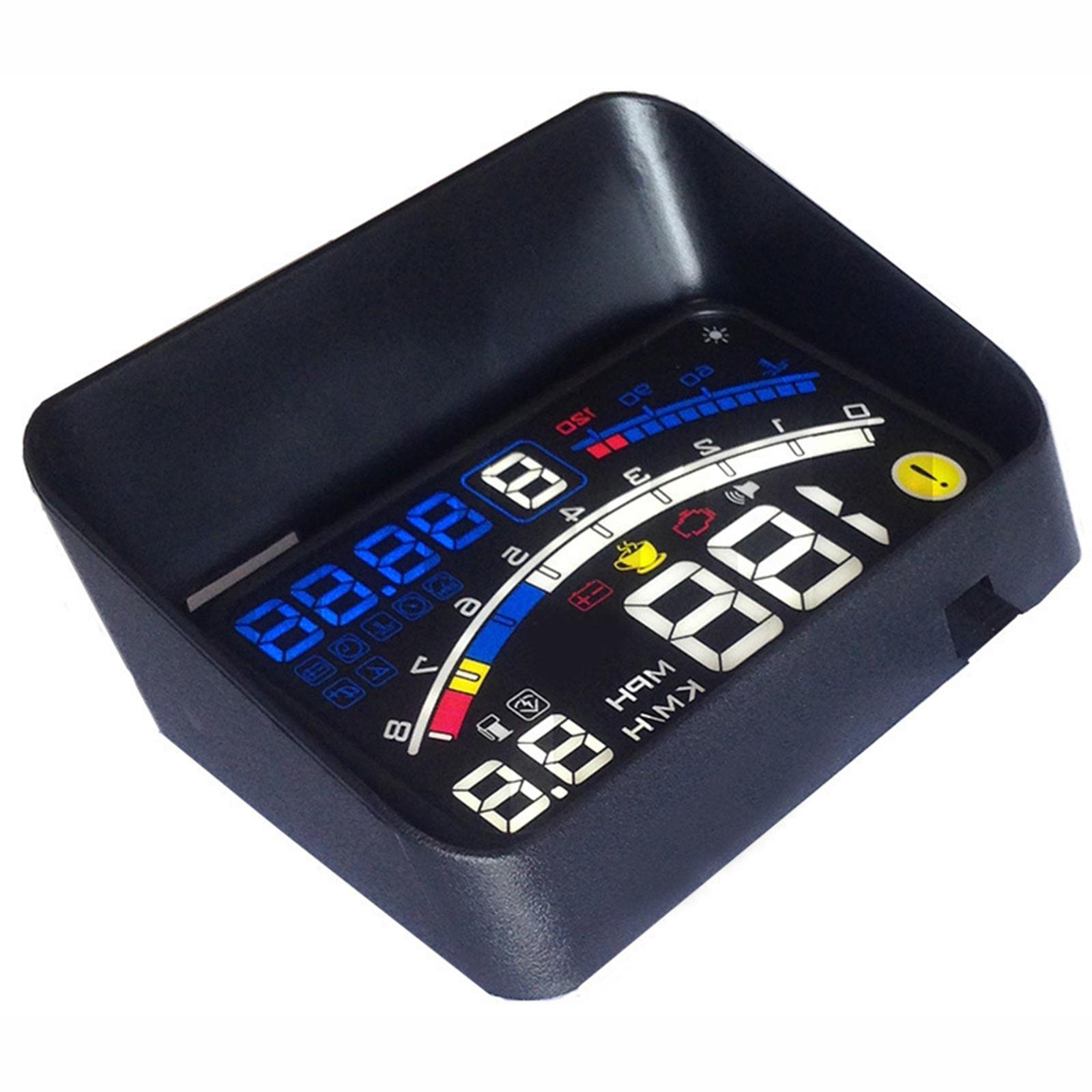 Car Digital Speedometer Head up Display Windshield HUD Head up Display Brackets Hood Fits for Ash-4E