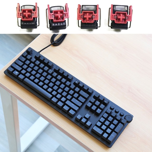 Razer Huntsman V2 Gaming Keyboard Clicky / Linear Optical Switch Doubleshot  PBT Keycaps Sound Dampening Foam - AliExpress