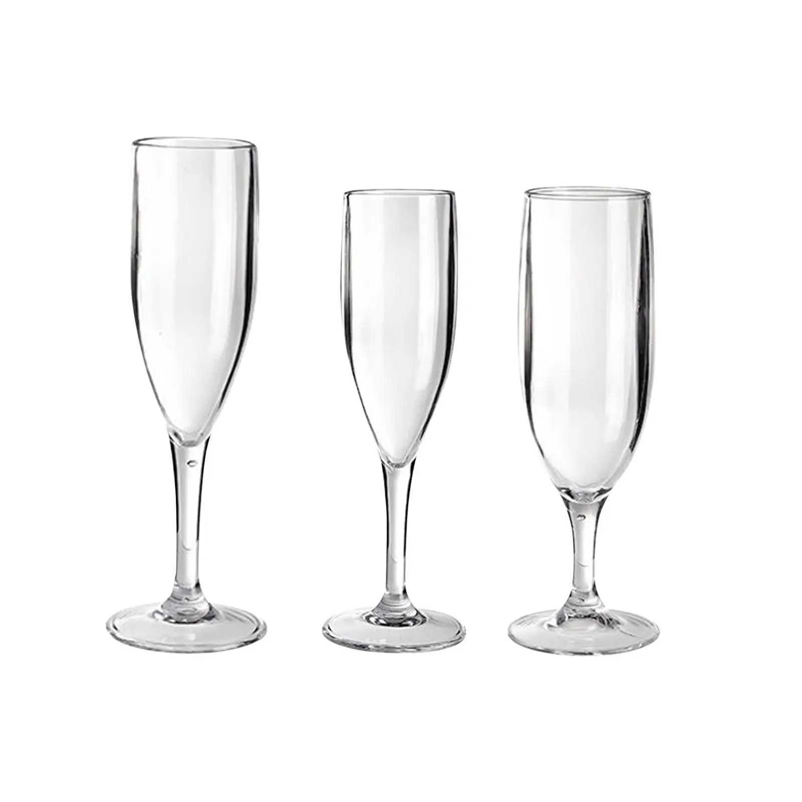 Clear Goblet Wine Glasses Shatterproof Champagne Cup for Festival Indoor