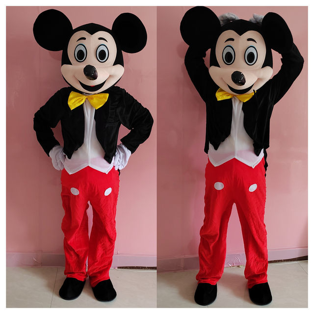 Disney Mickey Mouse Mascot Costume For Adults